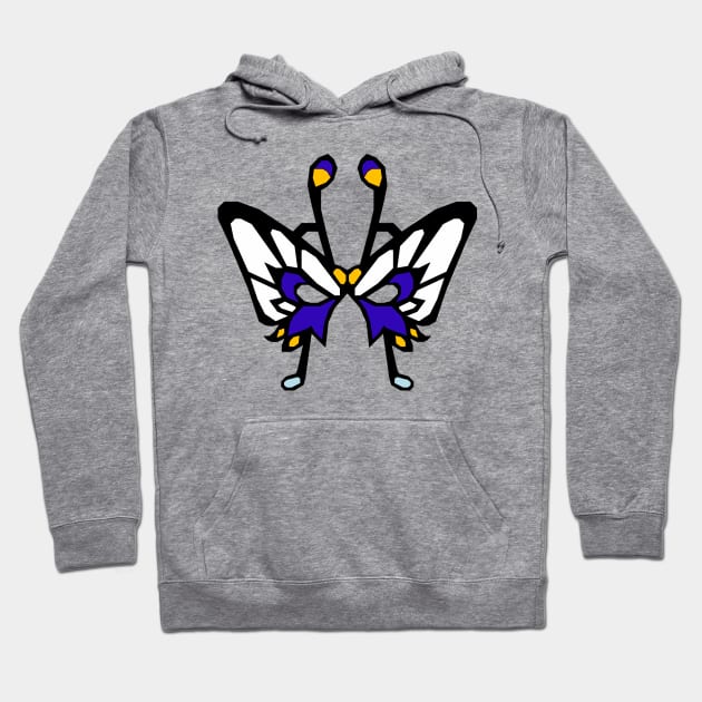 Grand Papillon Mask Hoodie by inotyler